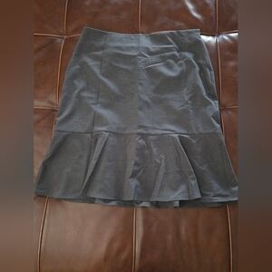 Worthington's Women’s Grey Flounce Hem Skirt Size 12